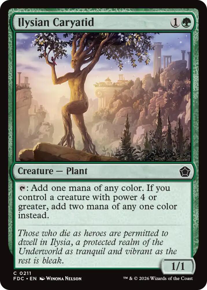 Ilysian Caryatid (211) [Foundations Commander]
