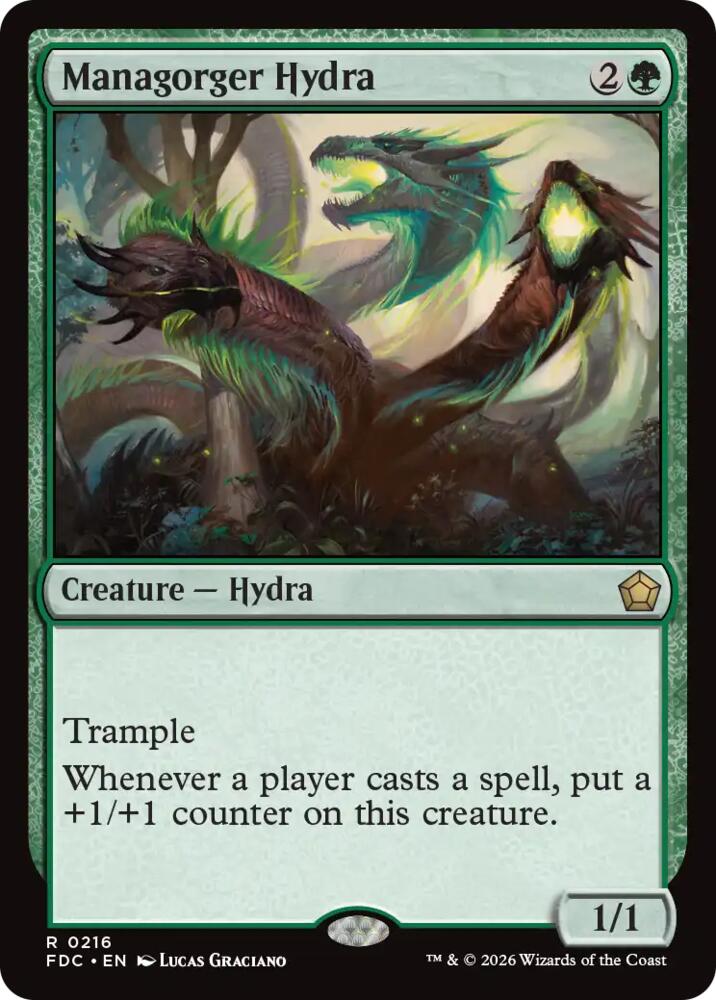 Managorger Hydra (216) [Foundations Commander]