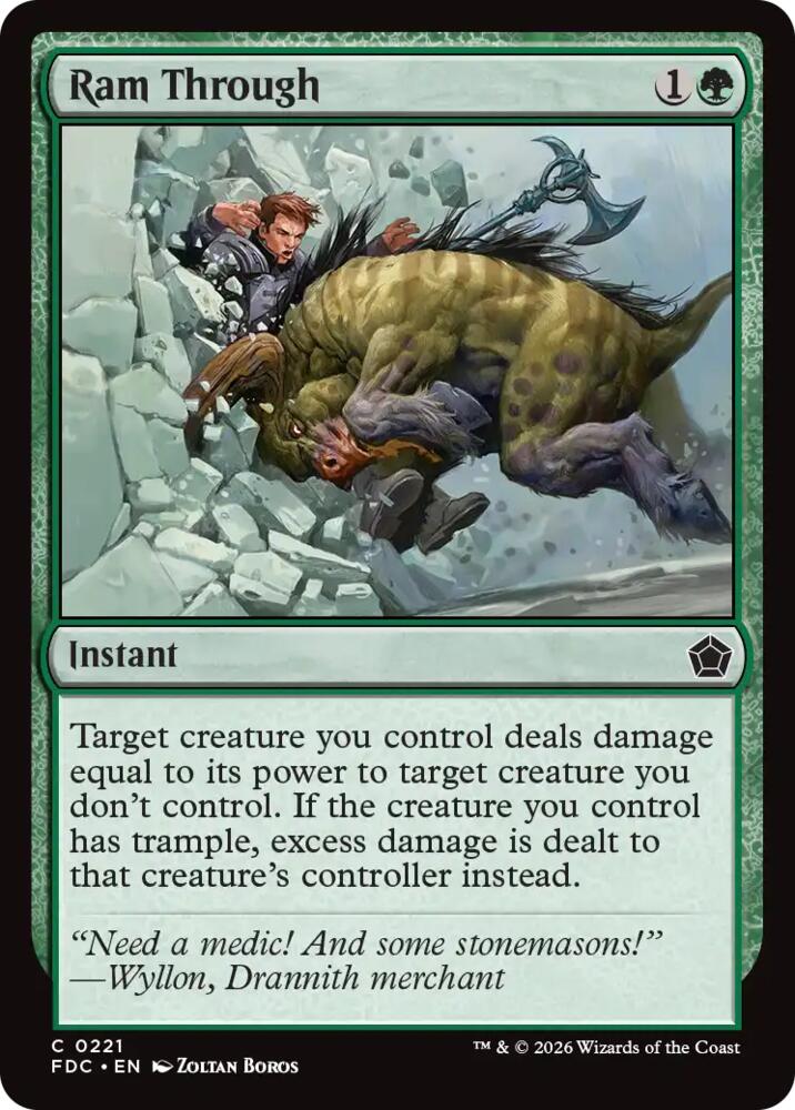 Ram Through (221) [Foundations Commander]