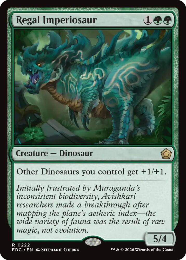 Regal Imperiosaur (222) [Foundations Commander]