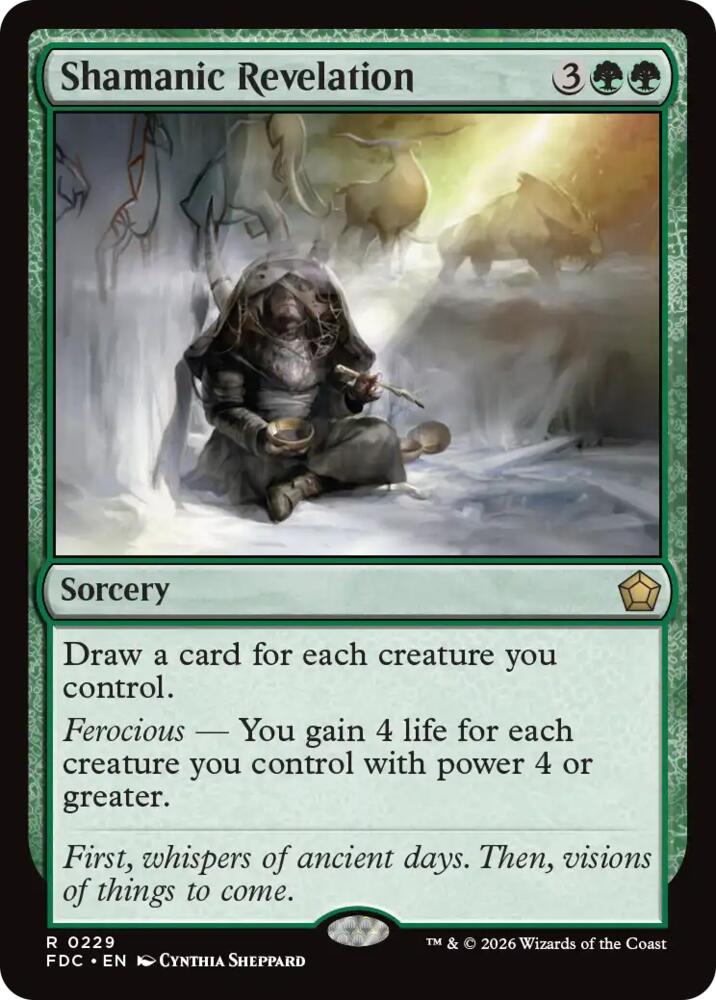 Shamanic Revelation (229) [Foundations Commander]