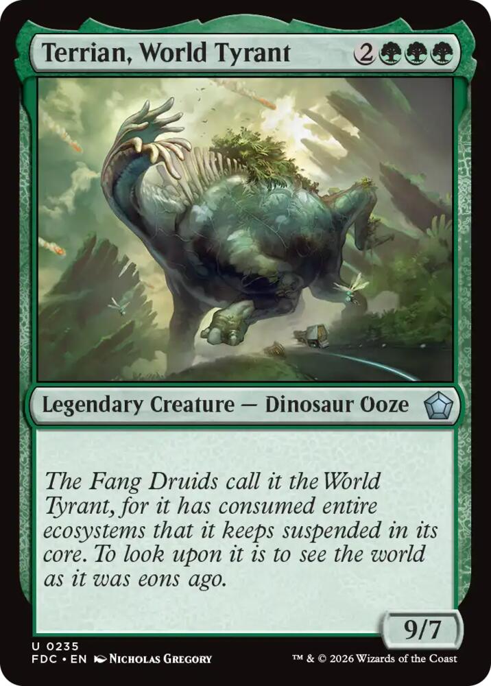 Terrian, World Tyrant (235) [Foundations Commander]