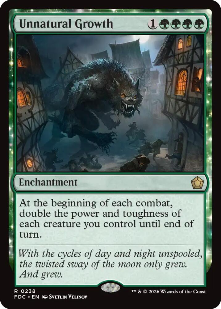 Unnatural Growth (238) [Foundations Commander]