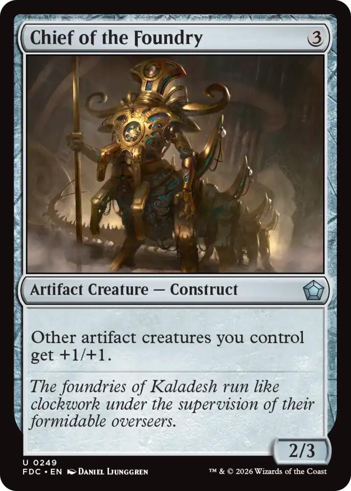 Chief of the Foundry (249) [Foundations Commander]