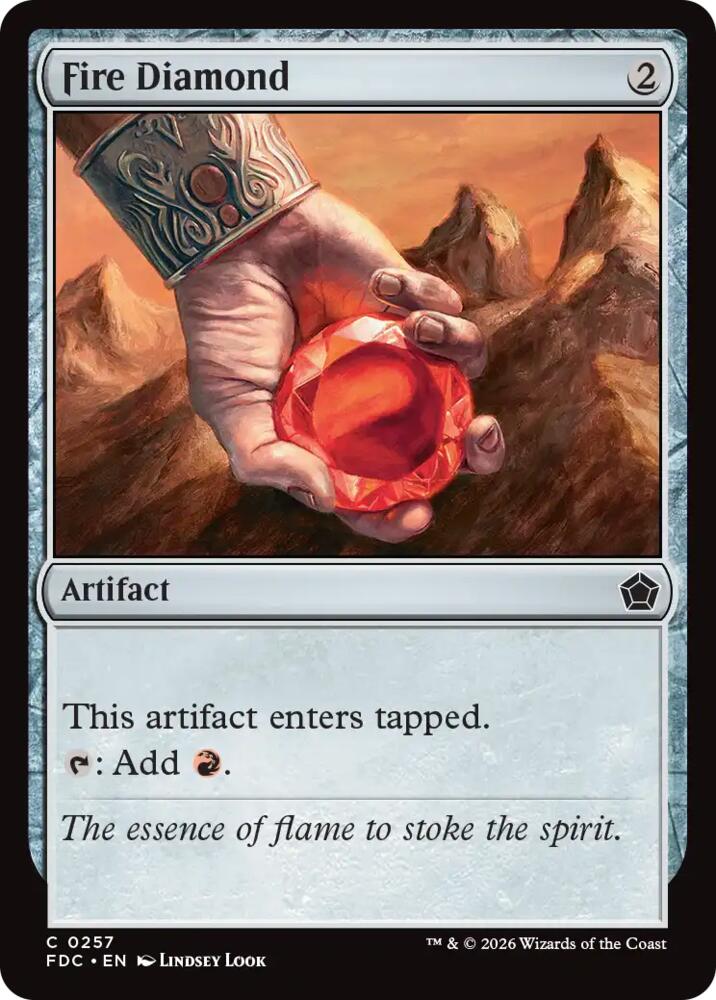 Fire Diamond (257) [Foundations Commander]