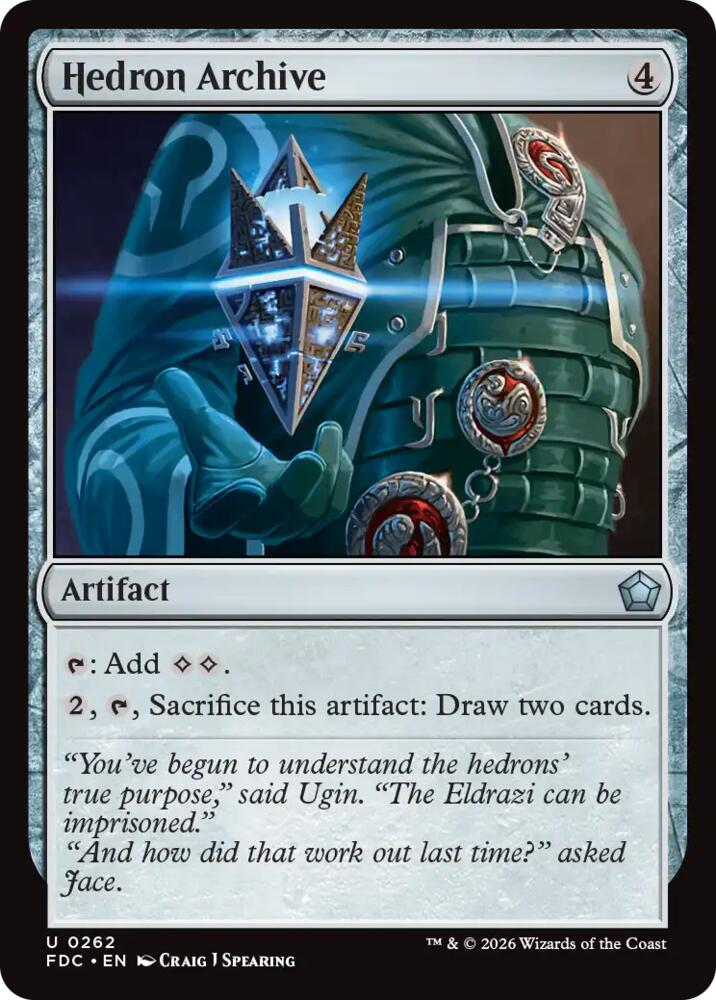 Hedron Archive (262) [Foundations Commander]