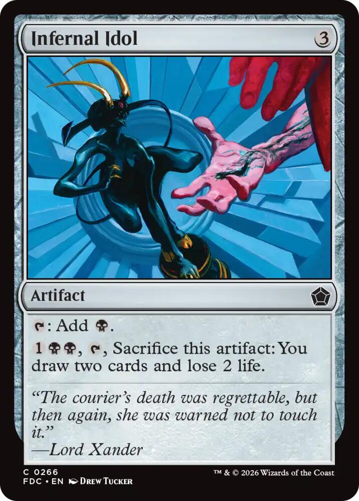 Infernal Idol (266) [Foundations Commander]