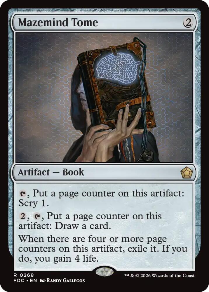Mazemind Tome (268) [Foundations Commander]
