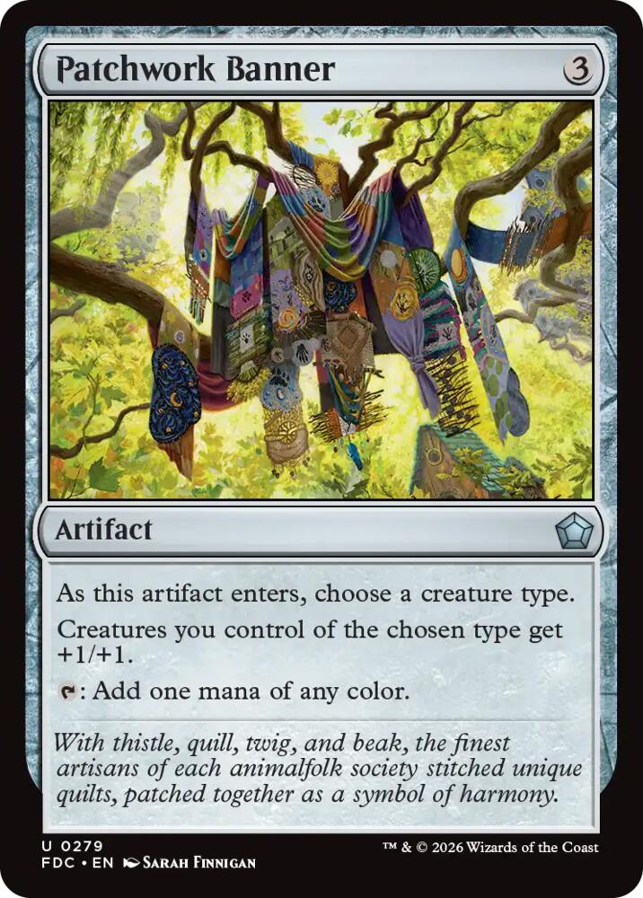 Patchwork Banner (279) [Foundations Commander]