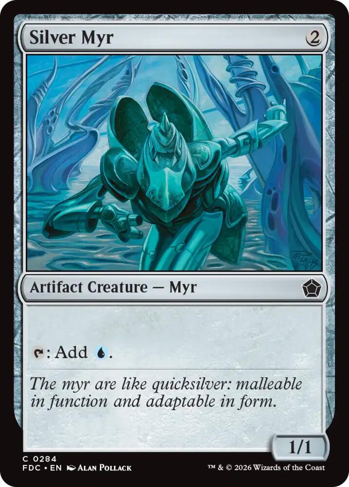 Silver Myr (284) [Foundations Commander]