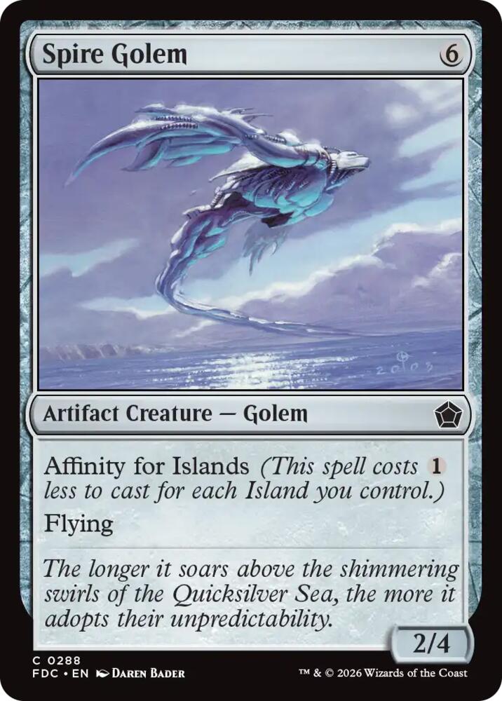 Spire Golem (288) [Foundations Commander]