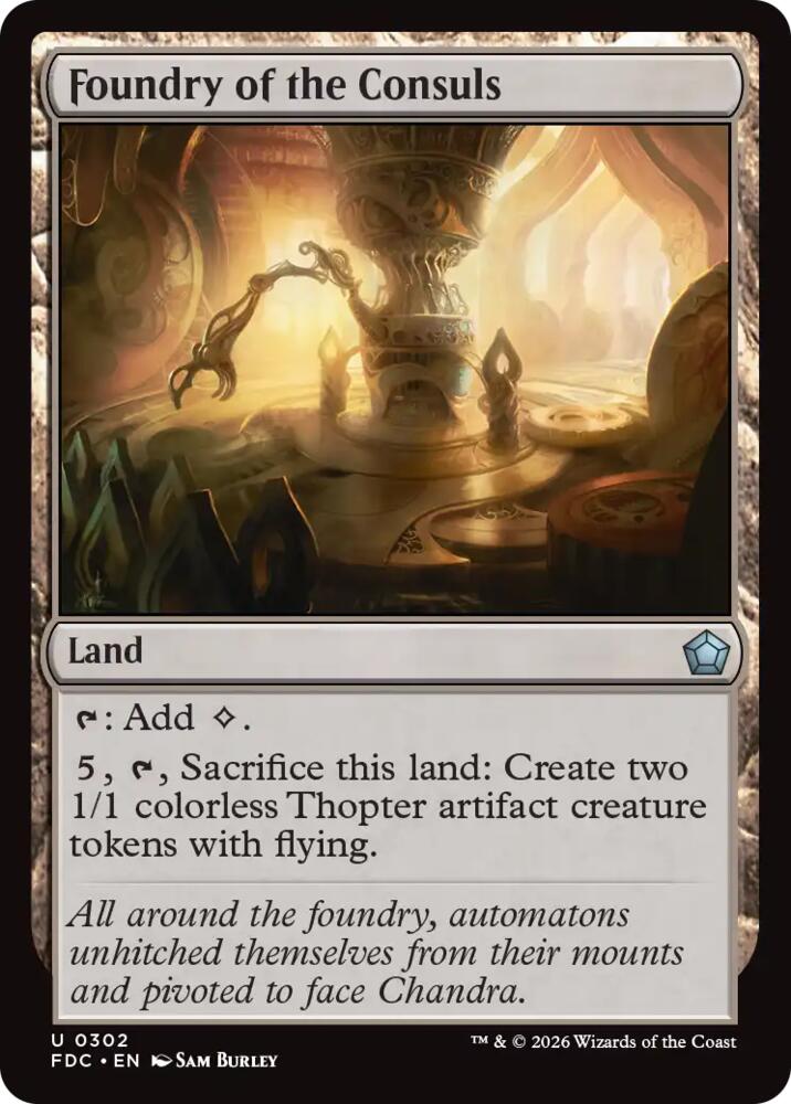 Foundry of the Consuls (302) [Foundations Commander]
