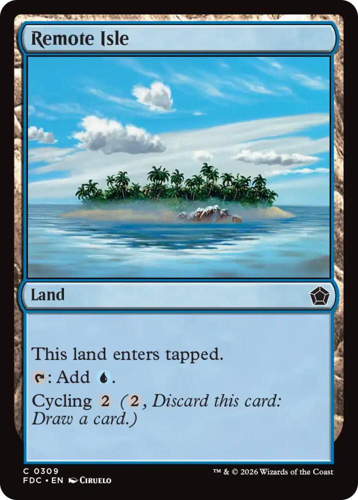 Remote Isle (309) [Foundations Commander]