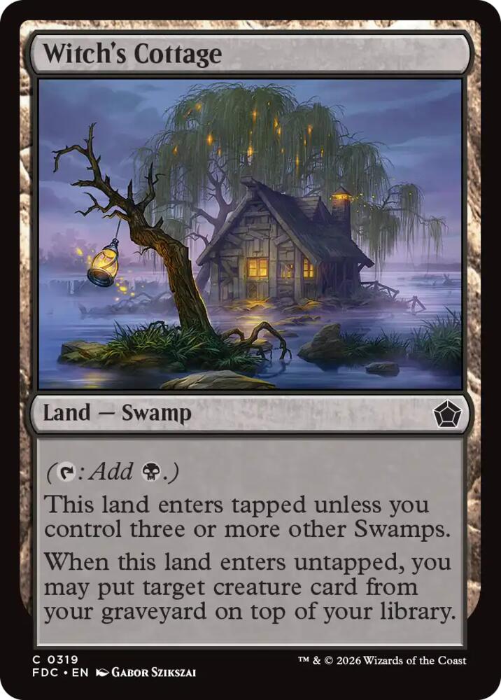 Witch's Cottage (319) [Foundations Commander]