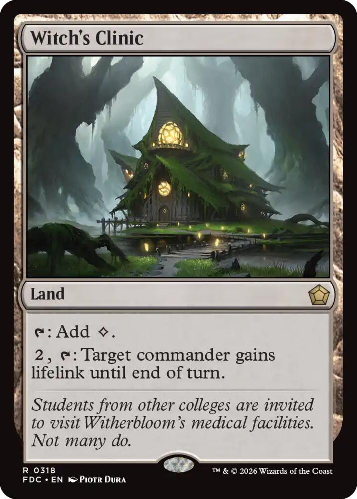 Witch's Clinic (318) [Foundations Commander]