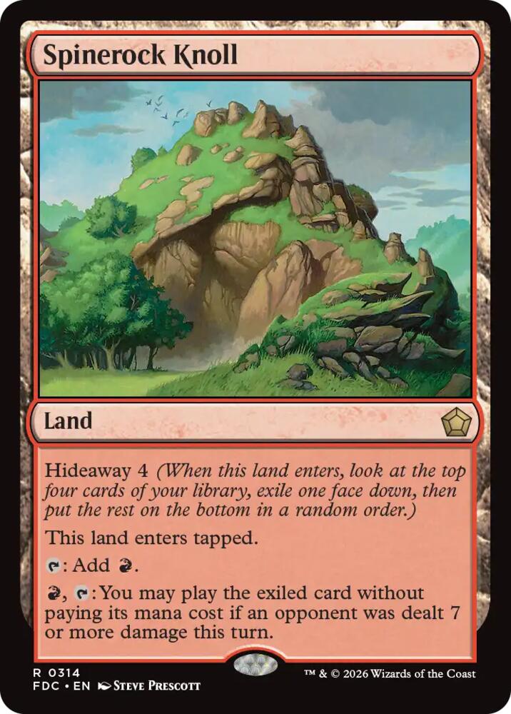 Spinerock Knoll (314) [Foundations Commander]
