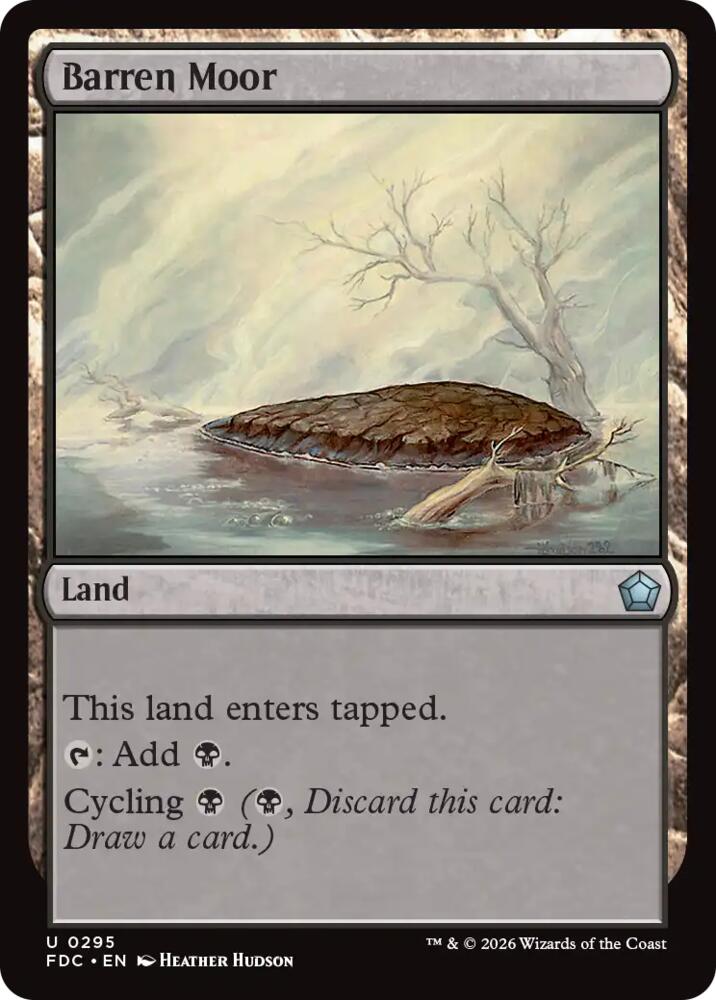 Barren Moor (295) [Foundations Commander]
