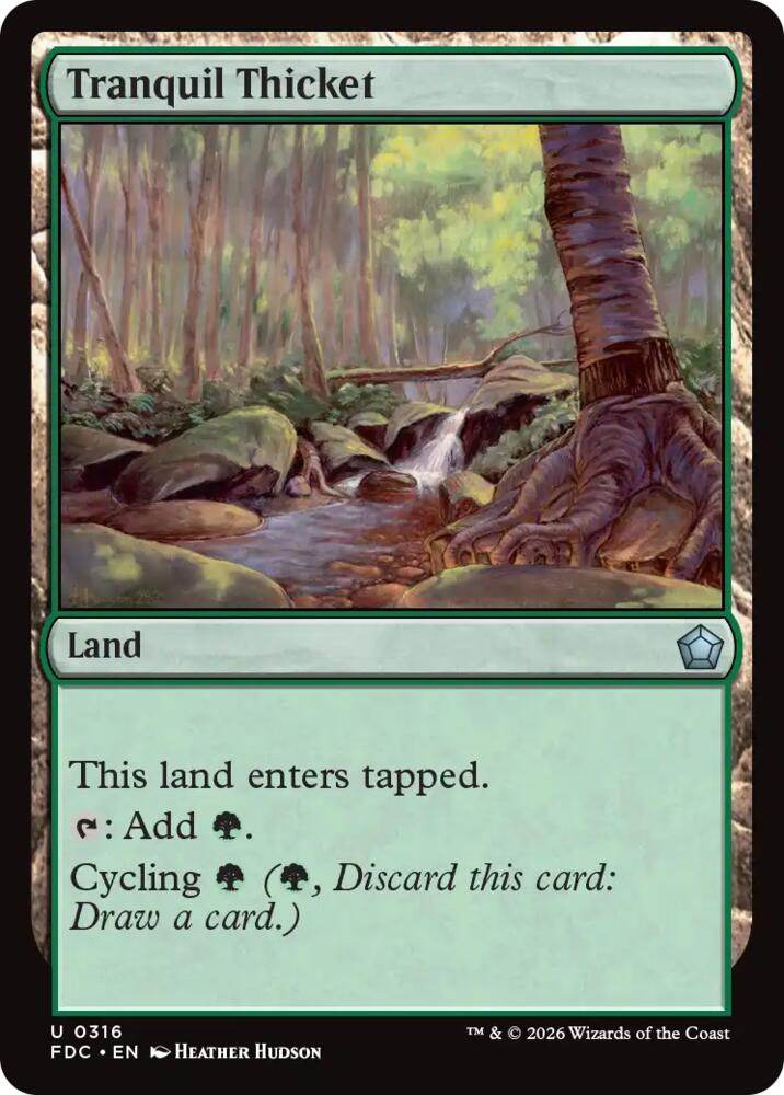 Tranquil Thicket (316) [Foundations Commander]