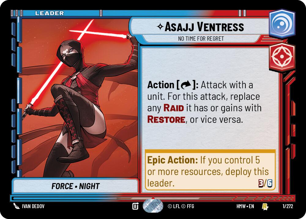 Asajj Ventress - No Time For Regret (1/272) [Homeworlds]