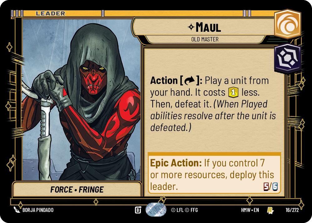 Maul - Old Master (16/272) [Homeworlds]