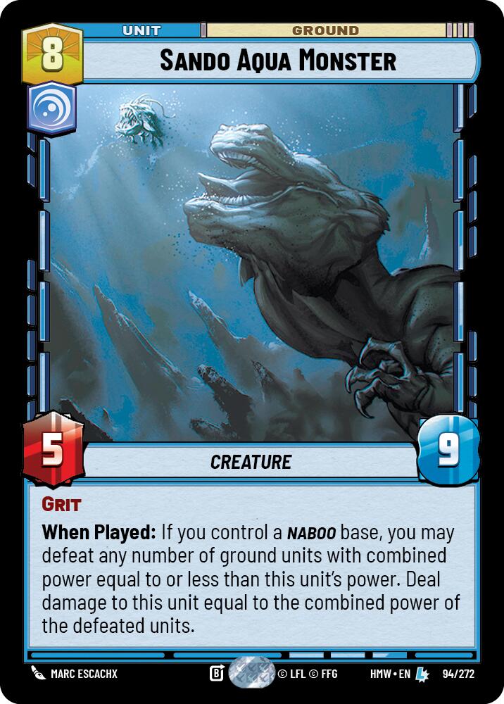 Sando Aqua Monster (94/272) [Homeworlds]