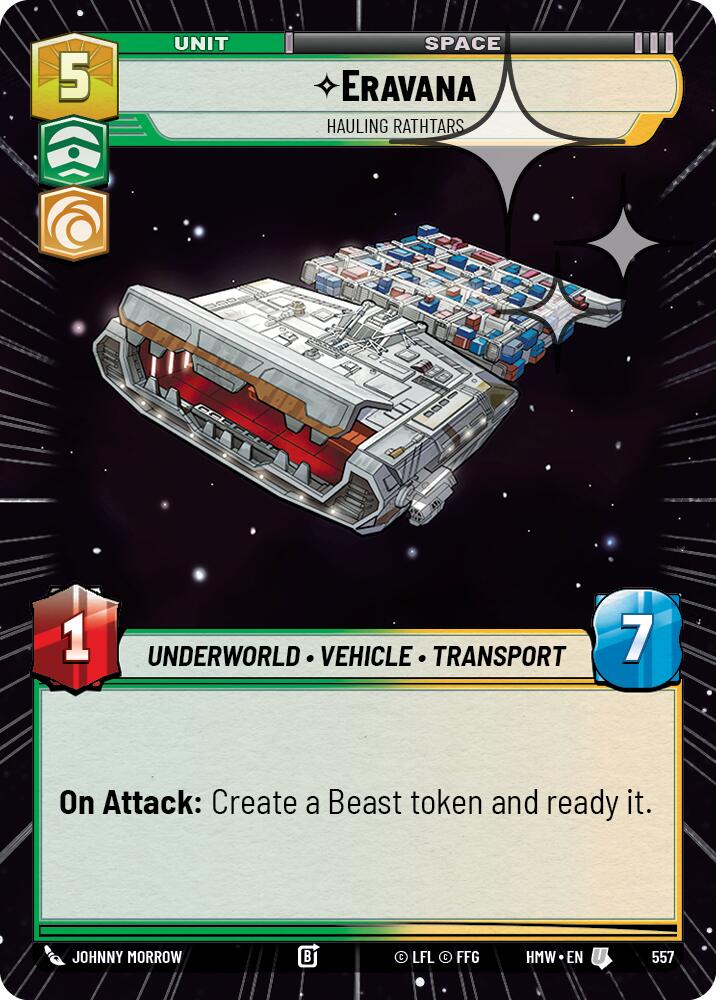 Eravana - Hauling Rathtars (Hyperspace Foil) (557) [Homeworlds]