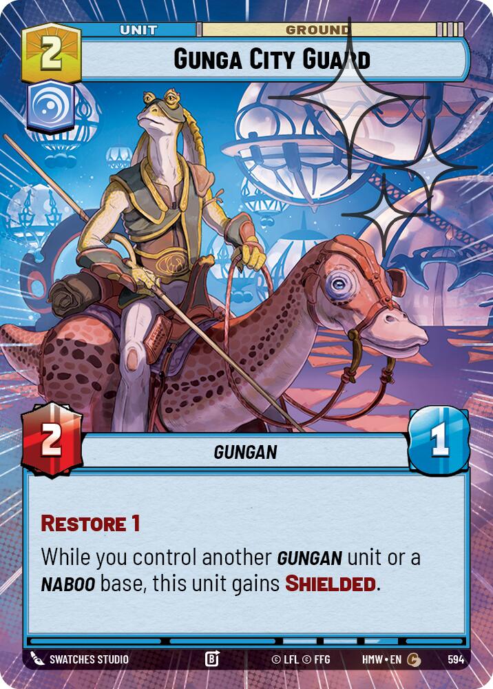 Gunga City Guard (Hyperspace Foil) (594) [Homeworlds]