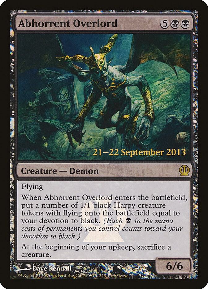 Abhorrent Overlord (75) [Prerelease Cards]