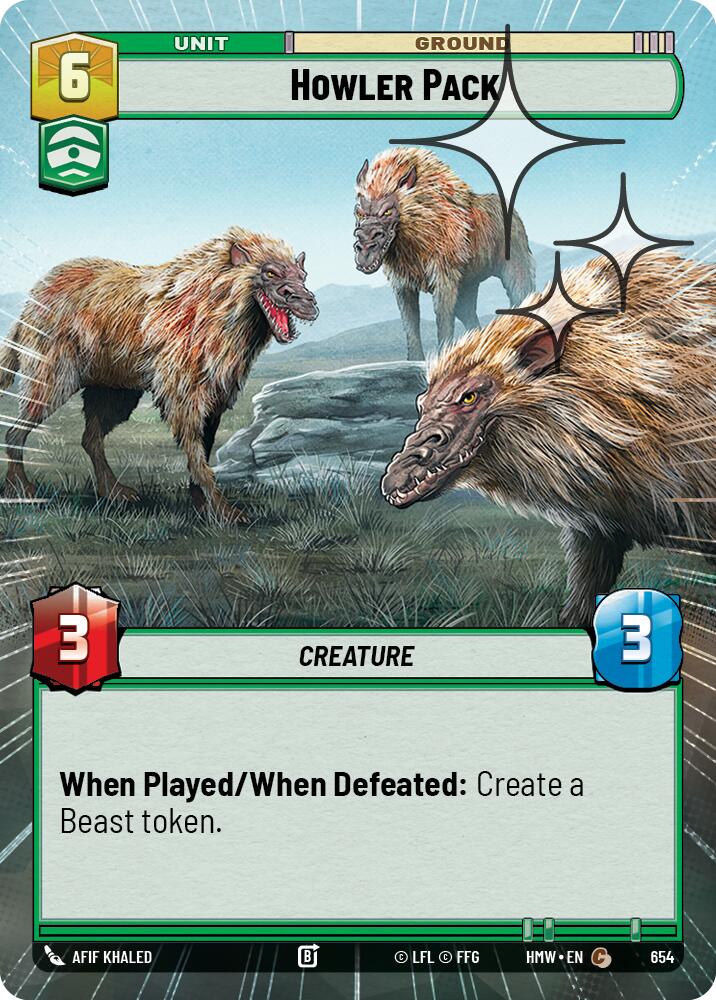 Howler Pack (Hyperspace Foil) (654) [Homeworlds]