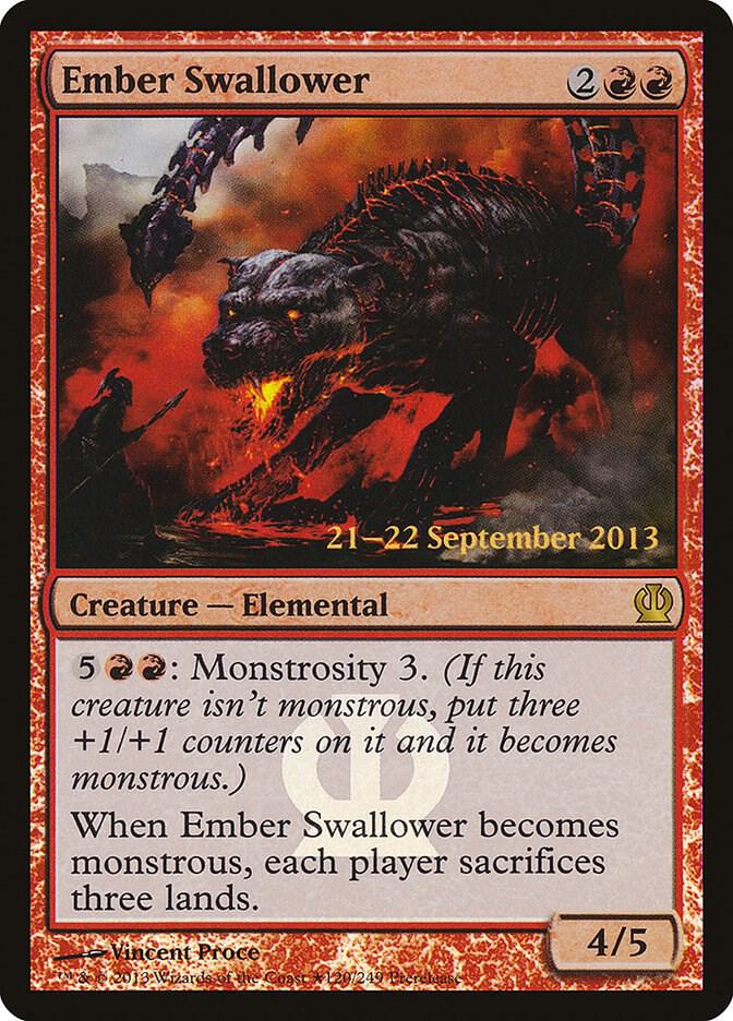 Ember Swallower (120) [Prerelease Cards]