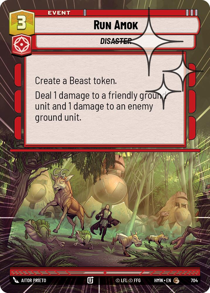 Run Amok (Hyperspace Foil) (704) [Homeworlds]