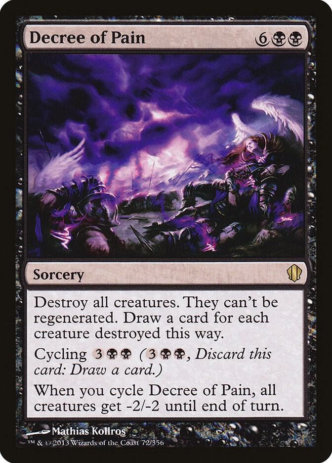 Decree of Pain (72) [Commander 2013]