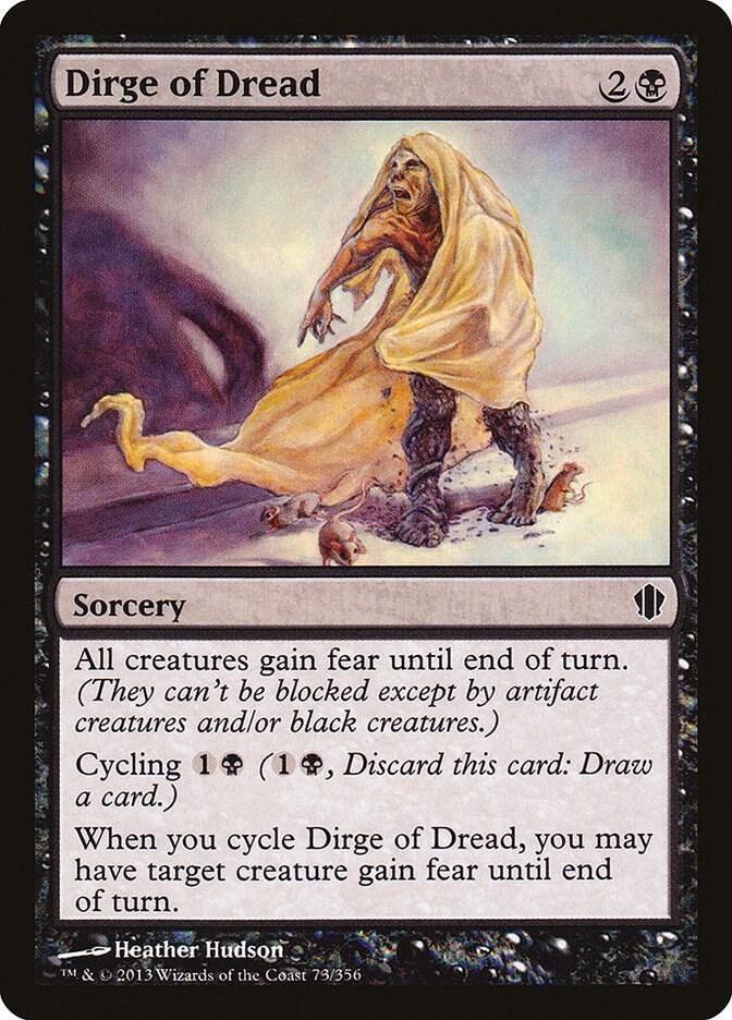 Dirge of Dread (73) [Commander 2013]