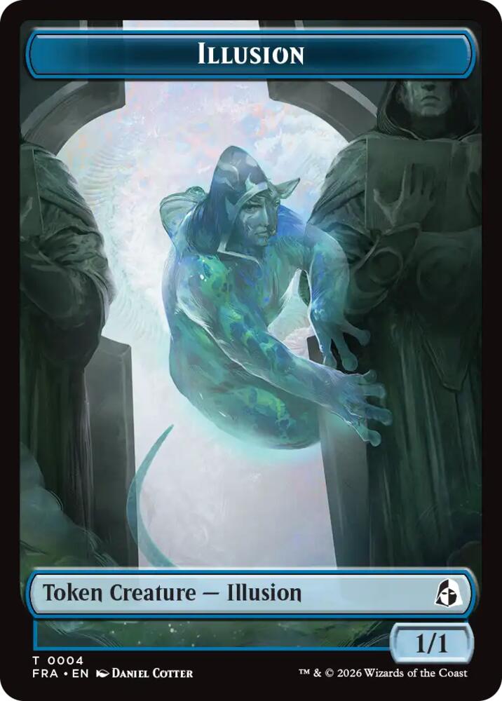 Illusion // Jace Double-Sided Token (4 // 5) [Reality Fracture]