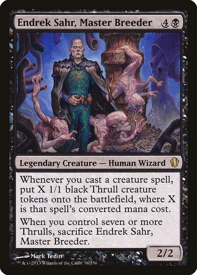 Endrek Sahr, Master Breeder (76) [Commander 2013]