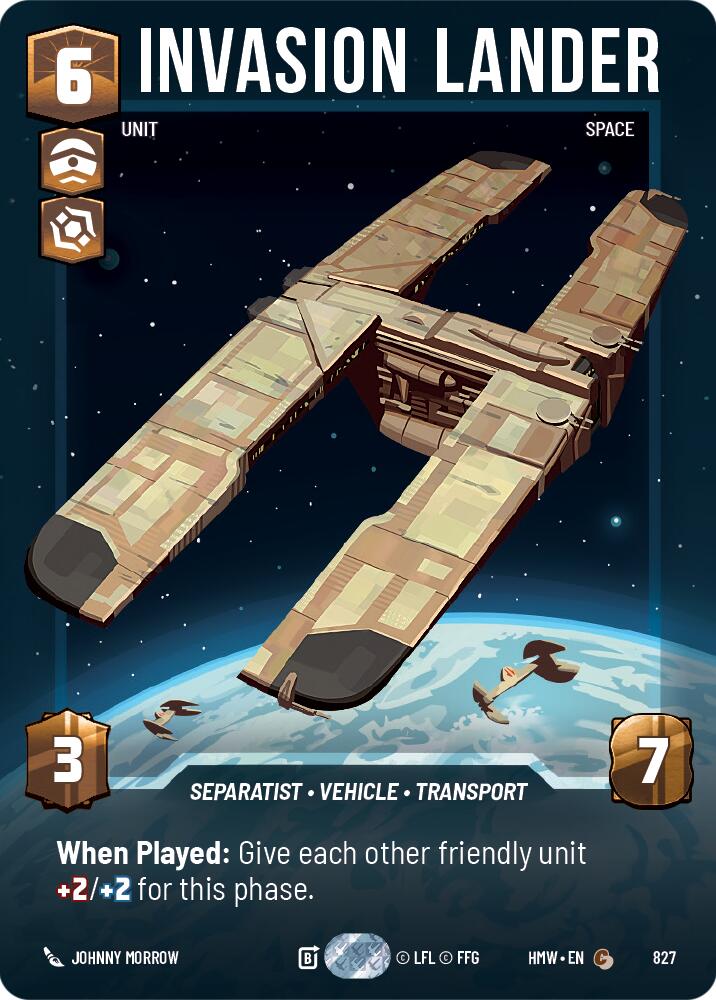 Invasion Lander (Prestige) (827) [Homeworlds]