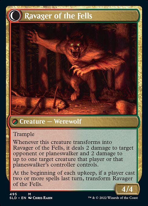 Huntmaster of the Fells (495) [Secret Lair Drop] Reverse