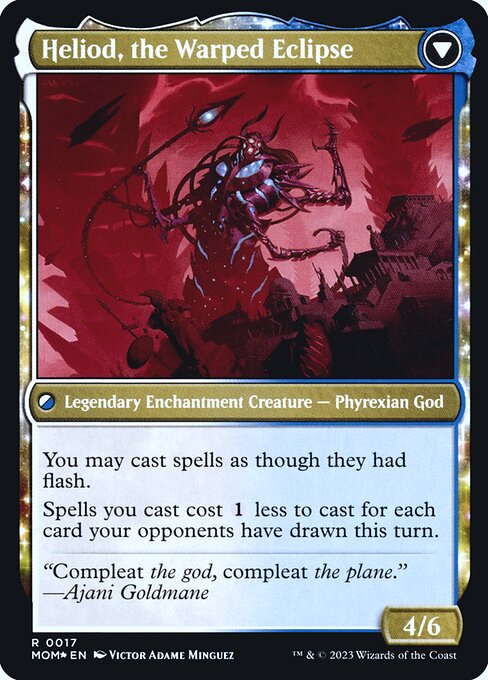 Heliod, the Radiant Dawn (17) [Prerelease Cards] Reverse