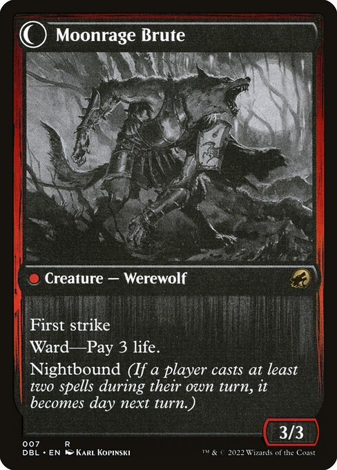 Brutal Cathar (7) [Innistrad: Double Feature] Reverse