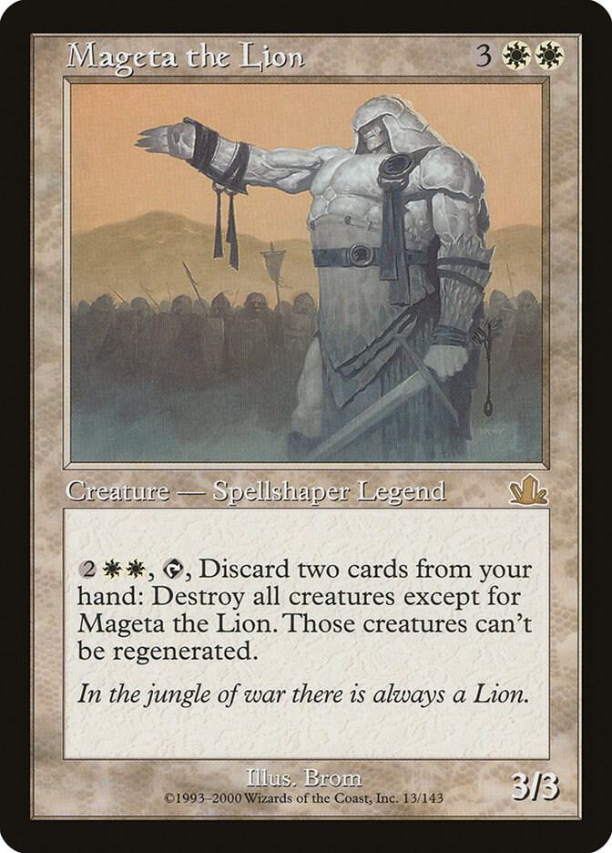 Mageta the Lion (13) [Prophecy]