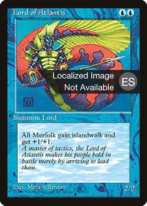 Lord of Atlantis (82) [Fourth Edition Foreign Black Border]
