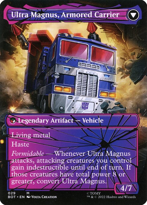 Ultra Magnus, Tactician (Shattered Glass) (29) [Transformers] [Borderless] Reverse