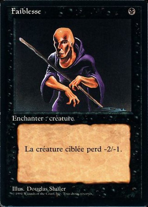 Weakness (136) [Foreign Black Border]