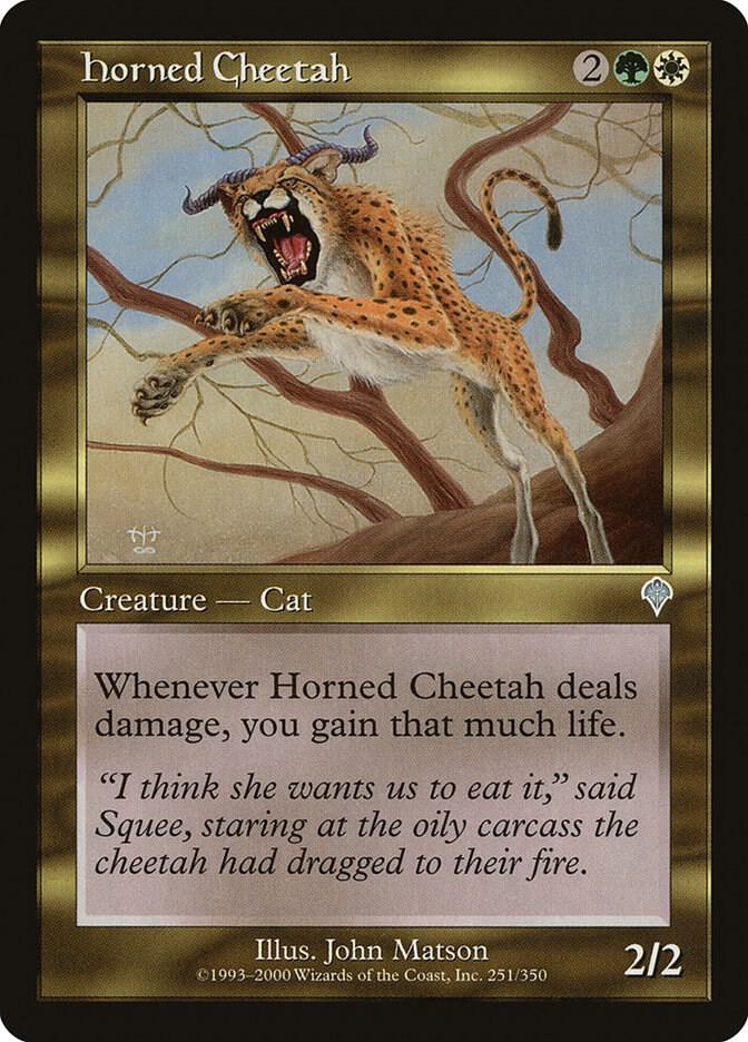 Horned Cheetah (251) [Invasion]