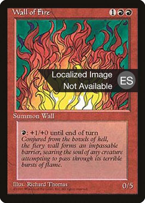 Wall of Fire (230) [Fourth Edition Foreign Black Border]