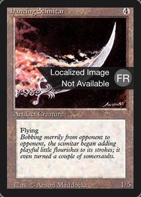 Dancing Scimitar (243) [Foreign Black Border]