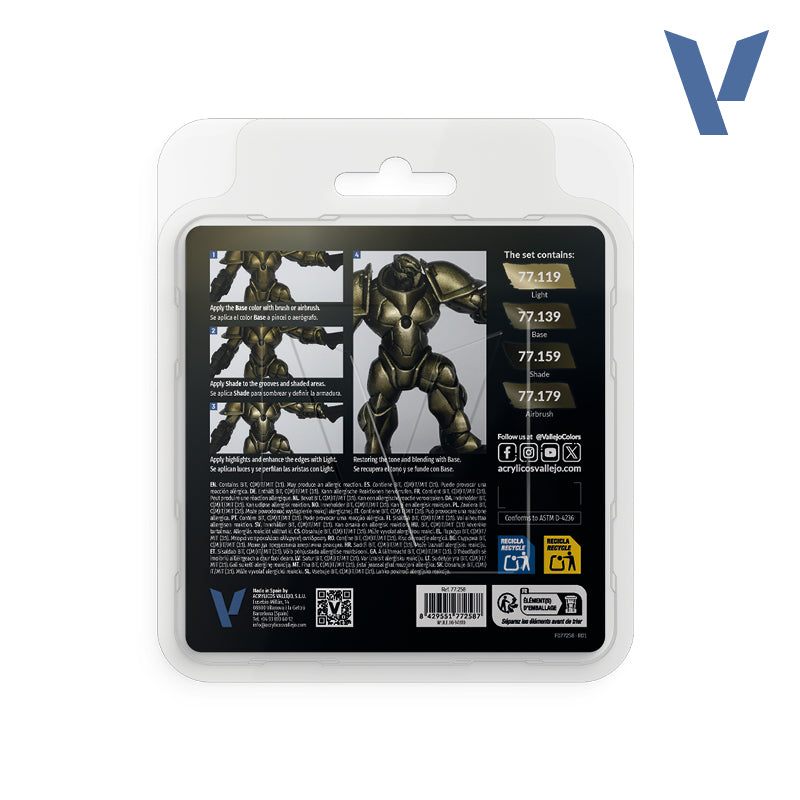 True Metallic Metal: Aged Metal Paint Set