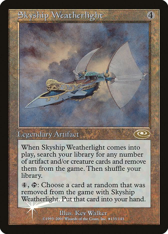 Skyship Weatherlight (Alt. Art Foil) (135) [Planeshift]