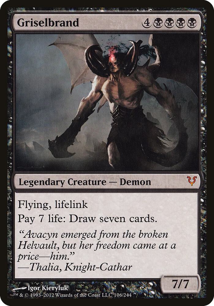 Griselbrand (Avacyn Restored) (106) [Oversize Cards]