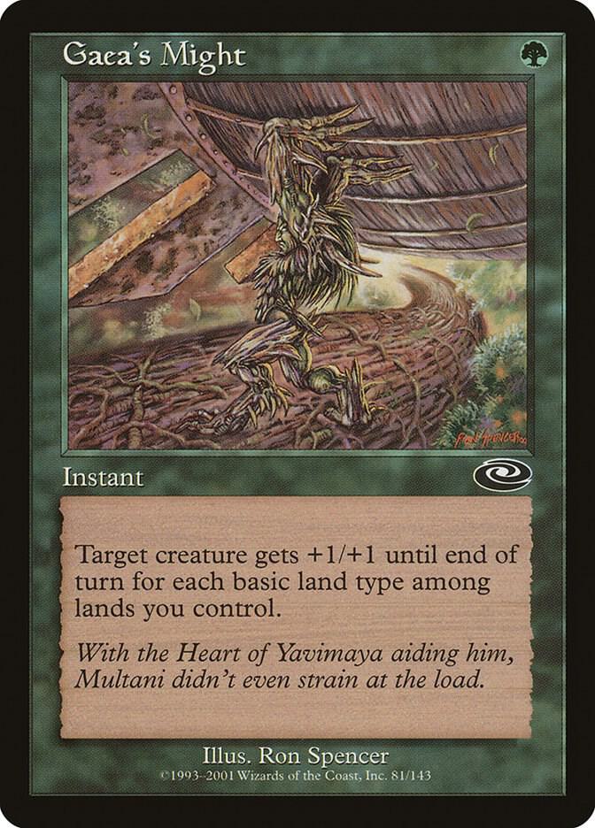 Gaea's Might (81) [Planeshift]